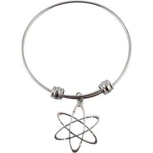 Atomic Science Symbol Nuclear Bangle Bracelet Jewelry